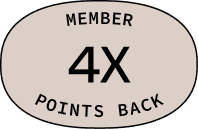 Member: 4% points back